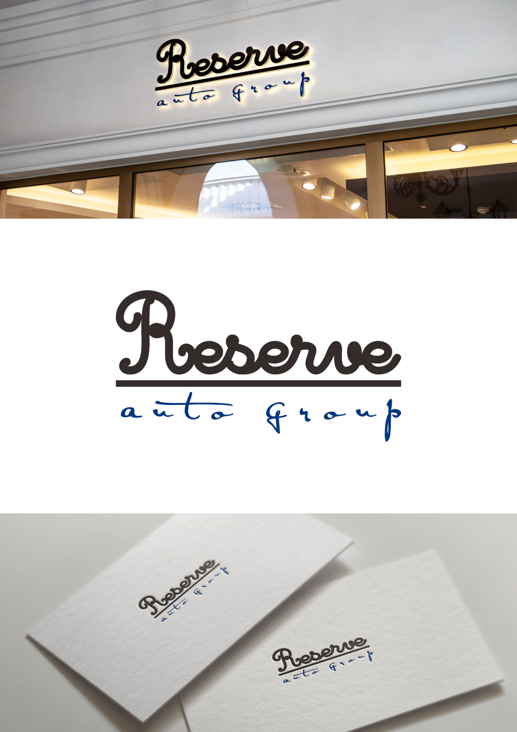 Logo Design by Tukang Angon Kebo for Reserve Auto Group  | Design #14514069
