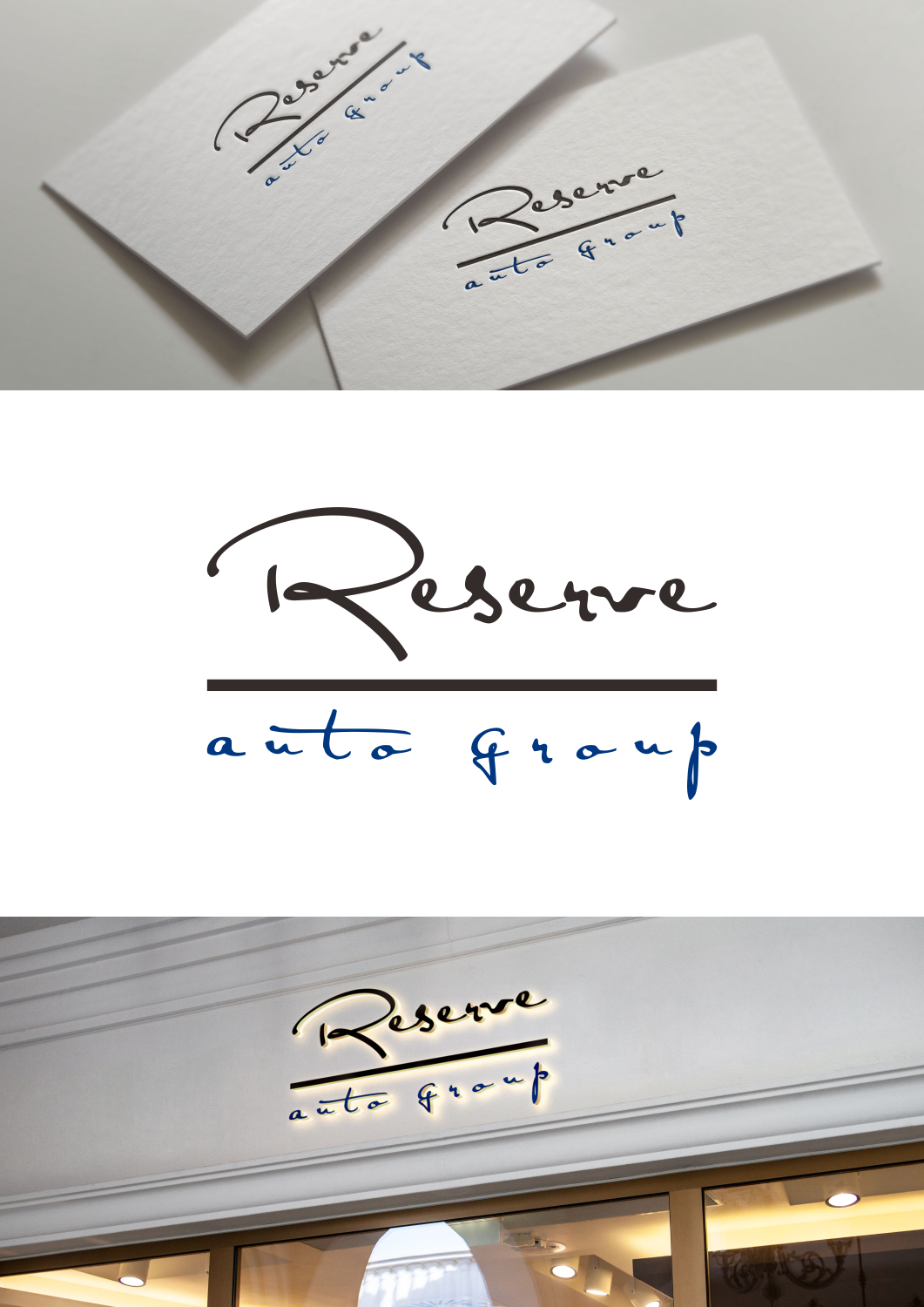 Logo Design by Tukang Angon Kebo for Reserve Auto Group  | Design #14569554