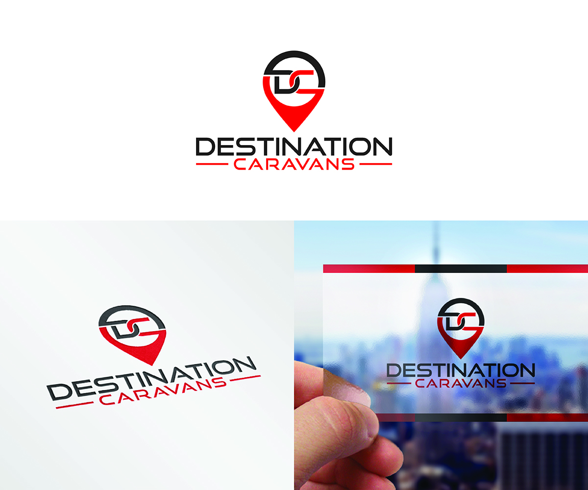 Logo Design by eMARK for Destination Caravans | Design #14619381