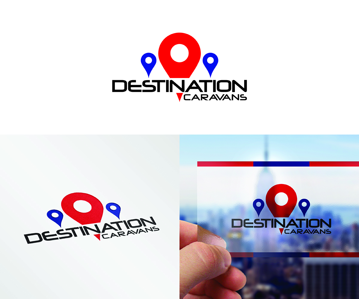 Logo Design by eMARK for Destination Caravans | Design #14619386
