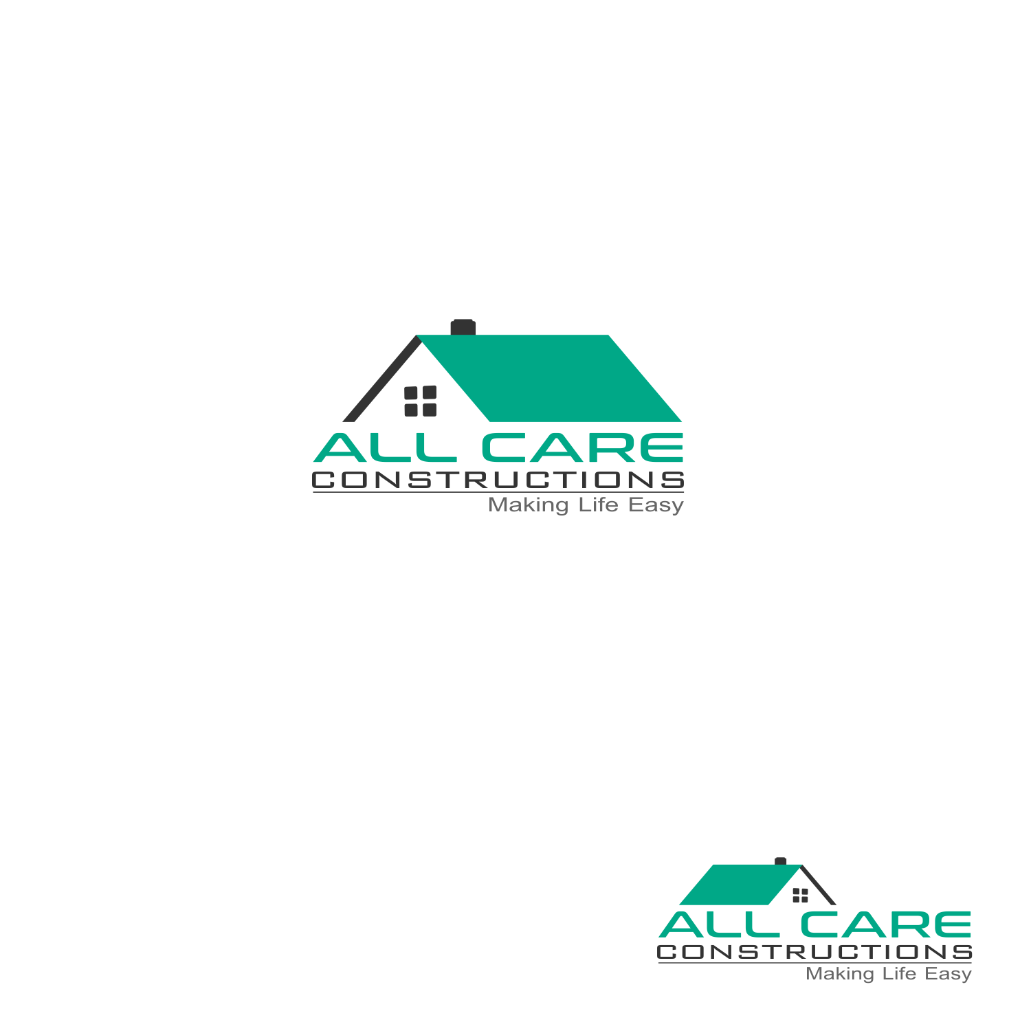 Logo Design by sonny.scarlet for All Care Construction | Design #14682303