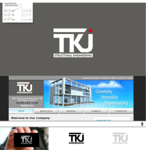 Logo-Design von DesignMX (Renan Mejia) für TKJ Structural Engineering | Design: #14523678