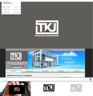 Logo-Design von DesignMX (Renan Mejia) für TKJ Structural Engineering | Design: #14523685