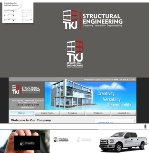 Logo-Design von DesignMX (Renan Mejia) für TKJ Structural Engineering | Design: #14524183
