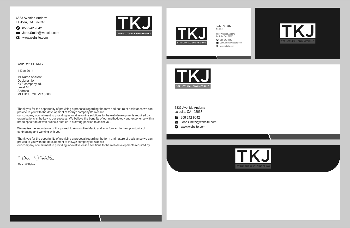 Logo Design by Kreative Hands. for TKJ Structural Engineering | Design #14594601