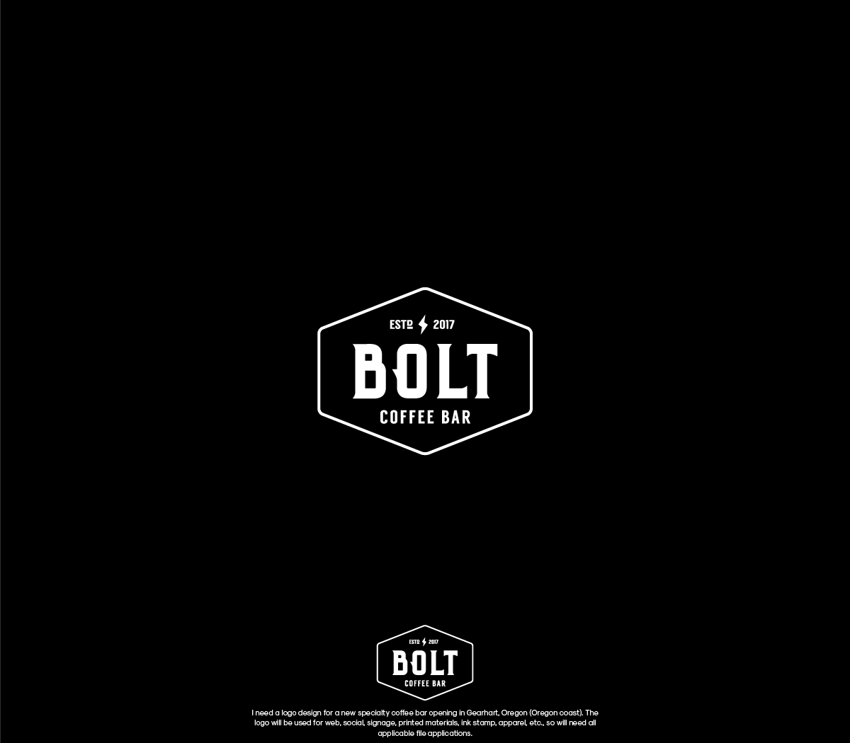 Logo Design by GBDESIGN for Bolt Coffee Bar | Design #14559366