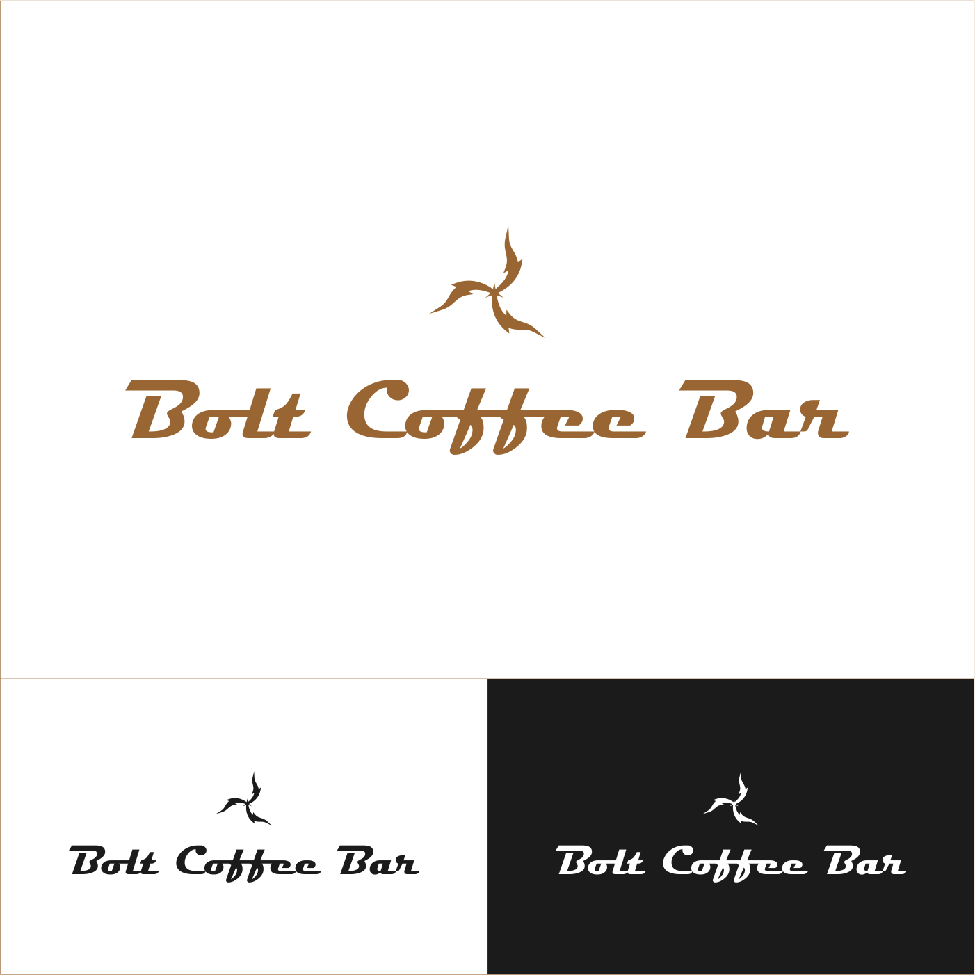 Logo Design by ahmadqhie for Bolt Coffee Bar | Design #14580838