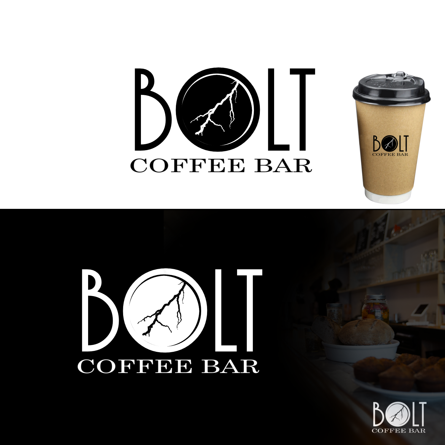Logo Design by Wayne Byrne for Bolt Coffee Bar | Design #14569526