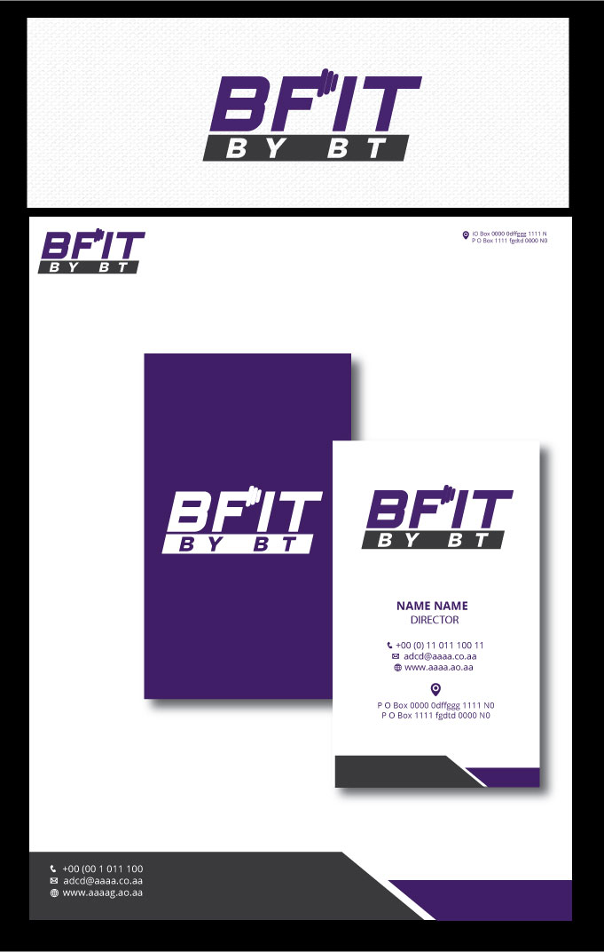 Diseño de Logo por zebronicgraphic para BFit by BT | Diseño #14551984