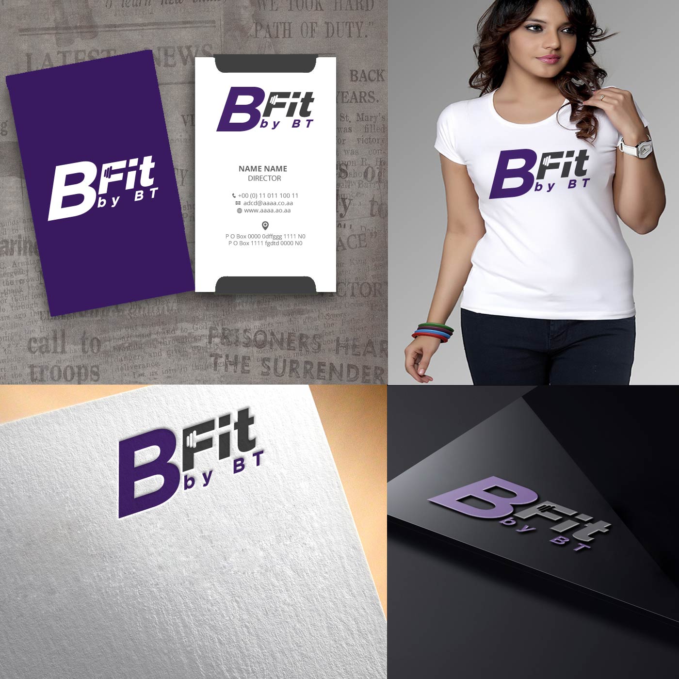 Diseño de Logo por zebronicgraphic para BFit by BT | Diseño #14568262