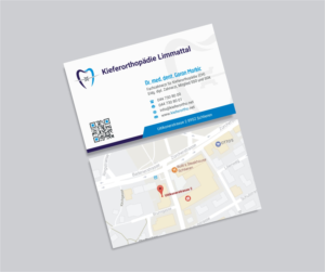 Business Card Design by INDIAN_Ashok for Kieferorthopädie Limmattal GmbH | Design: #14563714