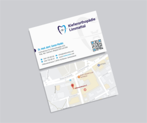Business Card Design by INDIAN_Ashok for Kieferorthopädie Limmattal GmbH | Design: #14563716