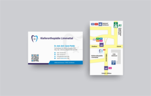 Business Card Design by INDIAN_Ashok for Kieferorthopädie Limmattal GmbH | Design: #14563717