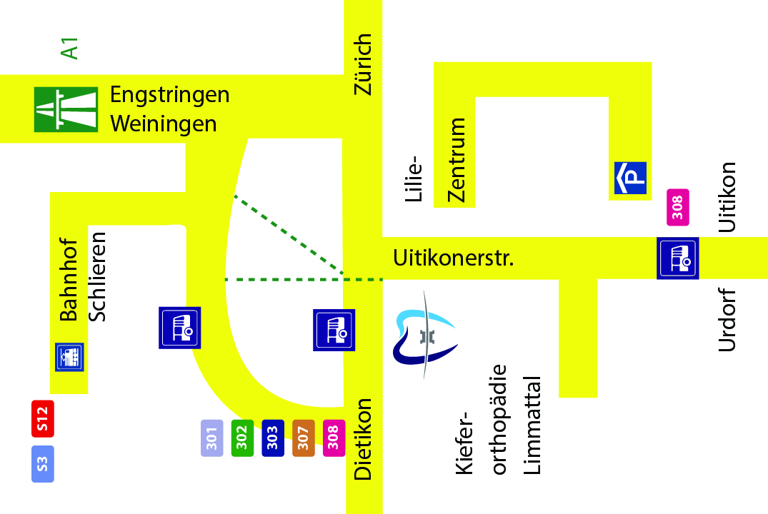 Visitenkarten-Design von Do and Done für Kieferorthopädie Limmattal GmbH | Design #14541744