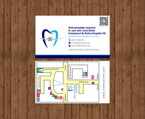 Business Card Design by chandrayaan.creative for Kieferorthopädie Limmattal GmbH | Design: #14544990