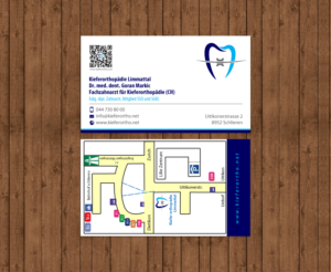Business Card Design by chandrayaan.creative for Kieferorthopädie Limmattal GmbH | Design: #14544992