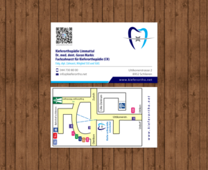 Business Card Design by chandrayaan.creative for Kieferorthopädie Limmattal GmbH | Design: #14545256