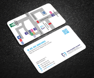 Visitenkarten-Design von Graphic Flame für Kieferorthopädie Limmattal GmbH | Design: #14552265