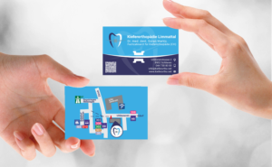 Visitenkarten-Design von A t t i l a für Kieferorthopädie Limmattal GmbH | Design: #14627753