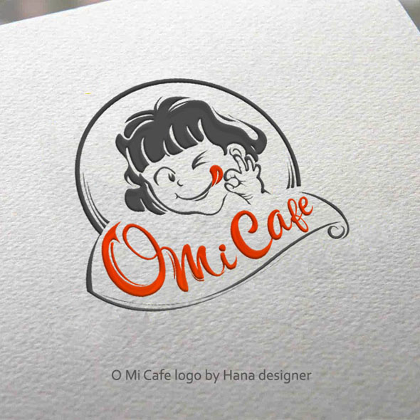 Logo Design By Hana For Cafe Icon Retro Theme Logo Design By Hana For Cafe Icon Retro Theme