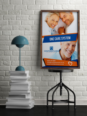 Poster for denture clinic rebrand 