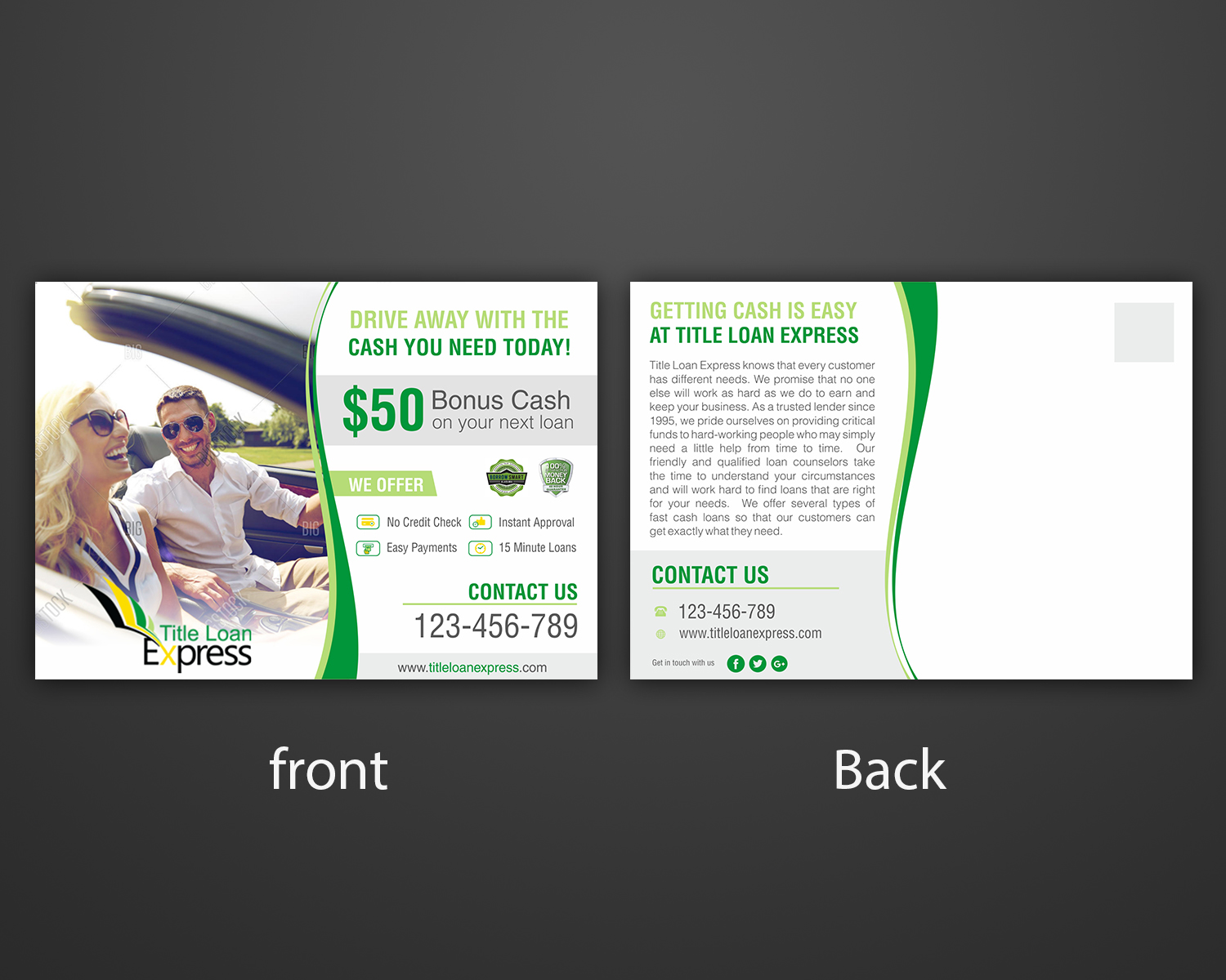 Postcard Design by ecorokerz for Genesis Group | Design #14584420