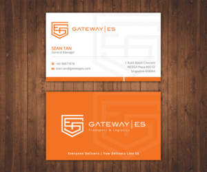 Business Card Design for Logistics Startup 