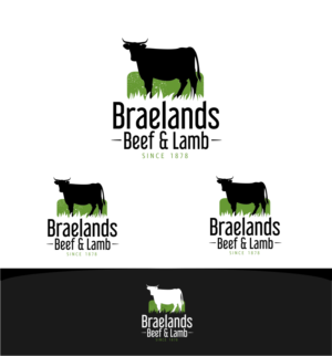 Logo Design by *mary for Braelands Beef & lamb Pty Ltd | Design: #14555823