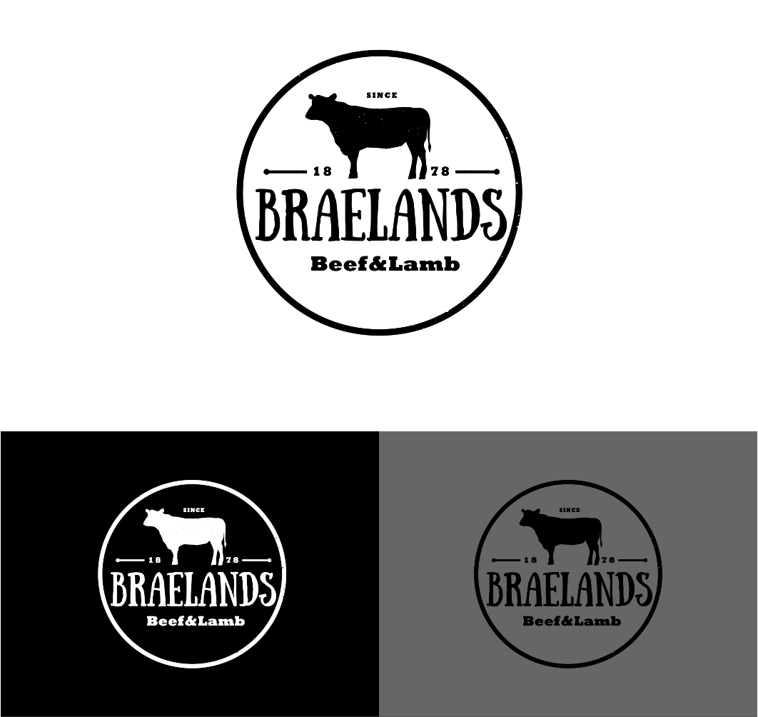 Logo Design by *mary for Braelands Beef & lamb Pty Ltd | Design #14577816