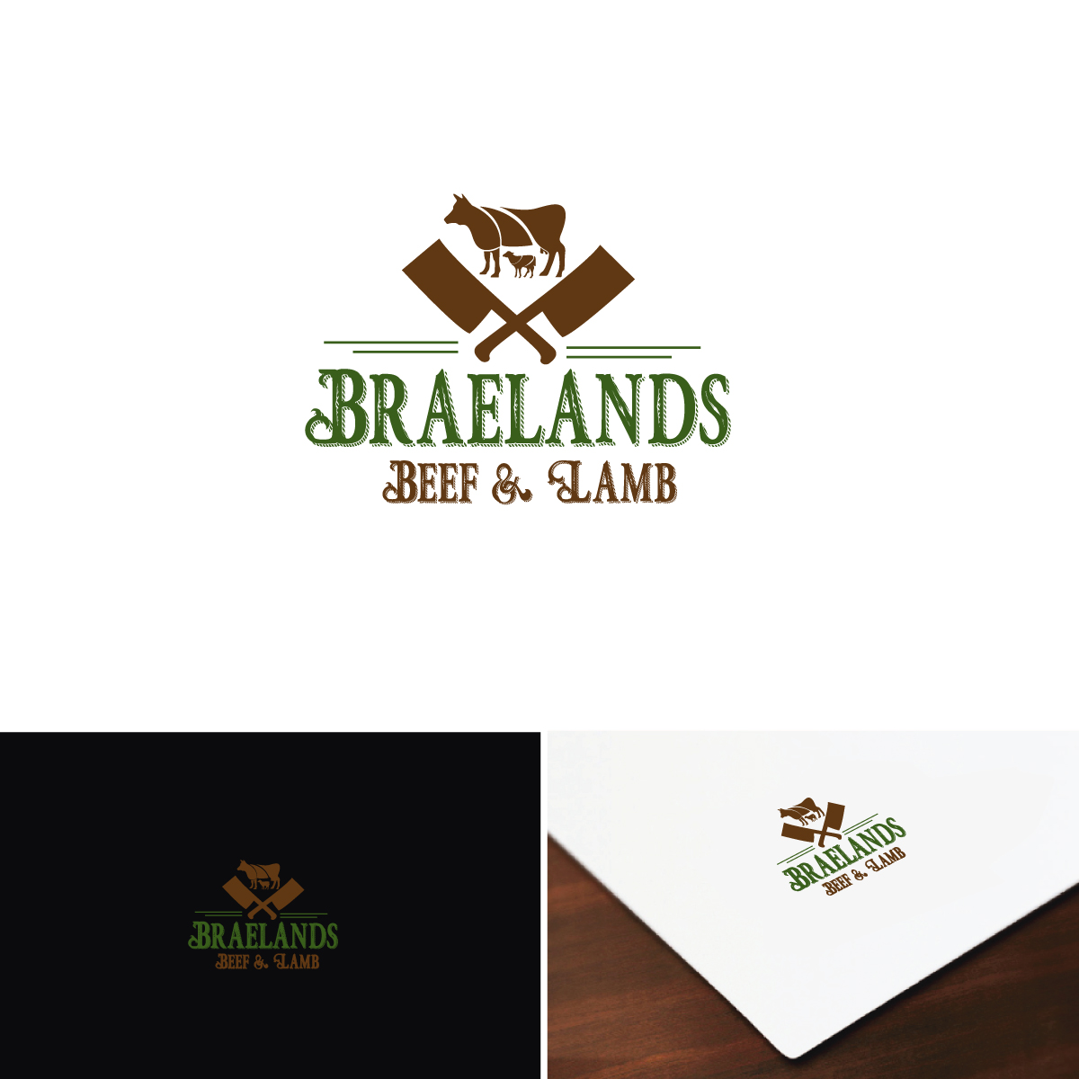 Logo Design by e-graphics for Braelands Beef & lamb Pty Ltd | Design #14541512