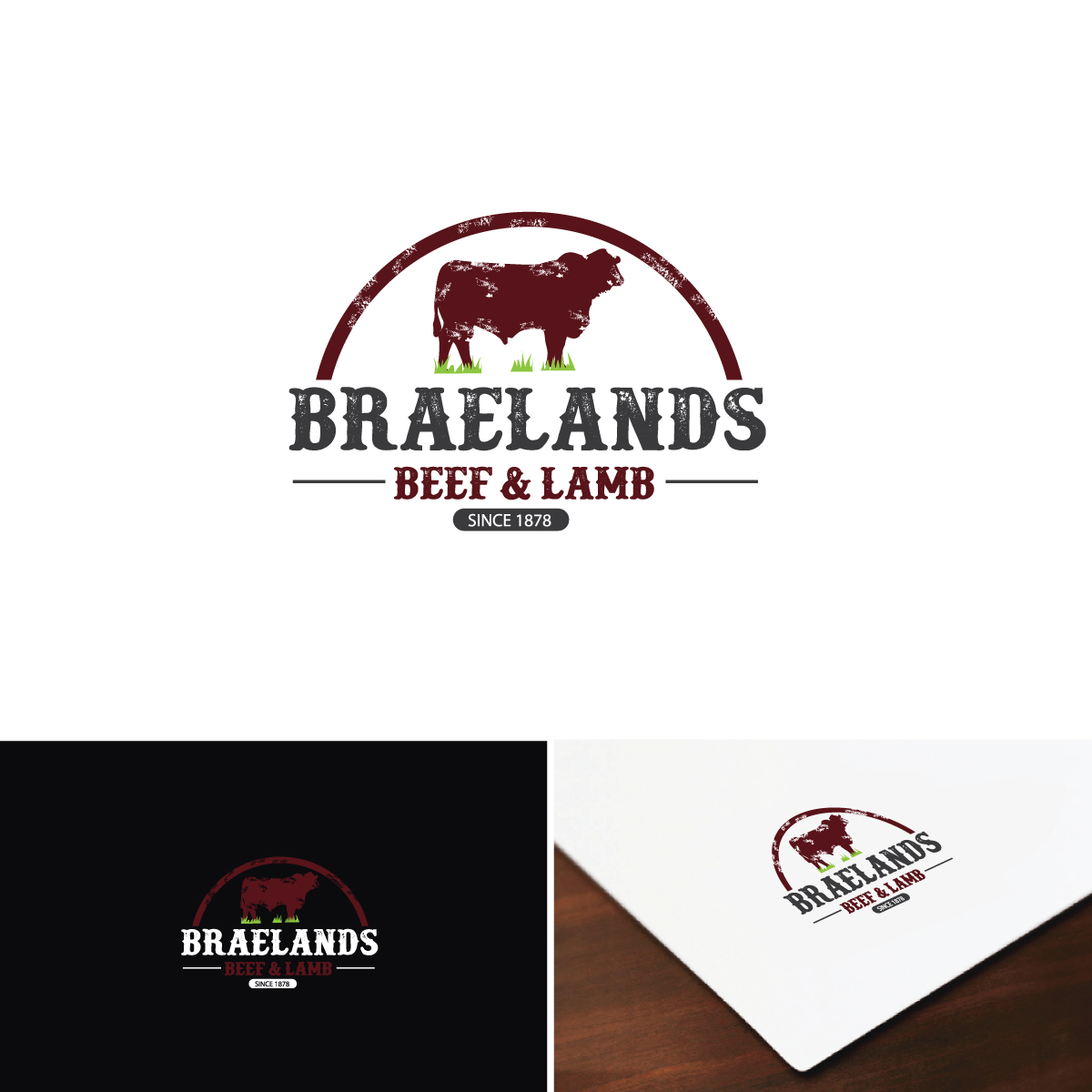 Logo Design by e-graphics for Braelands Beef & lamb Pty Ltd | Design #14560584