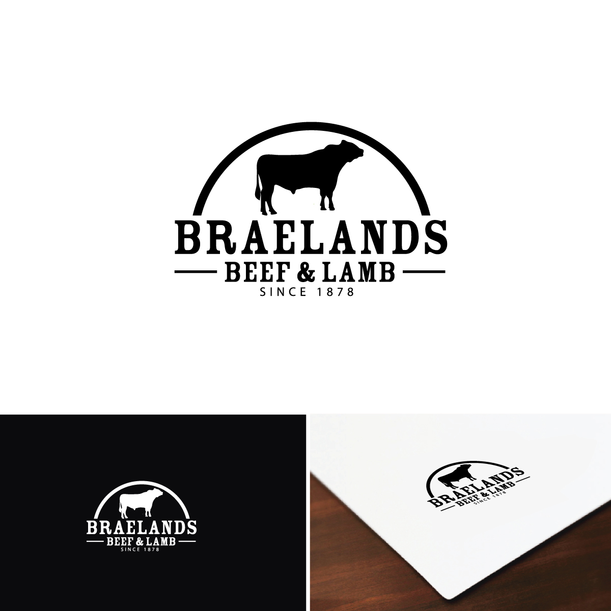Logo Design by e-graphics for Braelands Beef & lamb Pty Ltd | Design #14563492