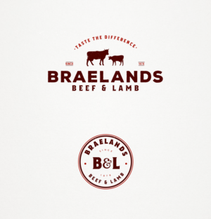 Logo Design by Ankit Bhattarai for Braelands Beef & lamb Pty Ltd | Design: #14554607