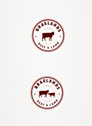 Logo Design by Ankit Bhattarai for Braelands Beef & lamb Pty Ltd | Design: #14554608