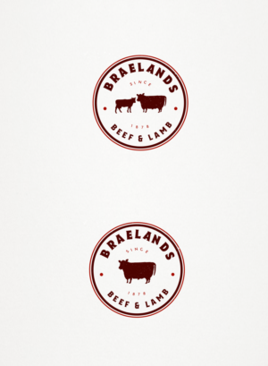 Logo Design by Ankit Bhattarai for Braelands Beef & lamb Pty Ltd | Design: #14561710