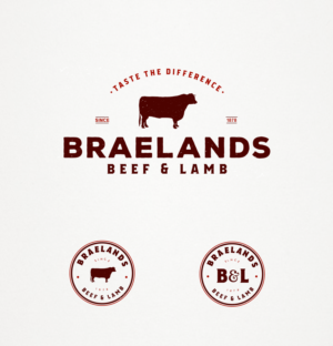 Logo Design by Ankit Bhattarai for Braelands Beef & lamb Pty Ltd | Design: #14574171