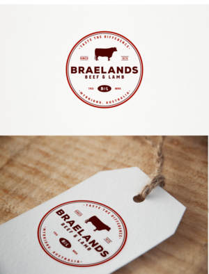 Logo Design by Ankit Bhattarai for Braelands Beef & lamb Pty Ltd | Design: #14574177