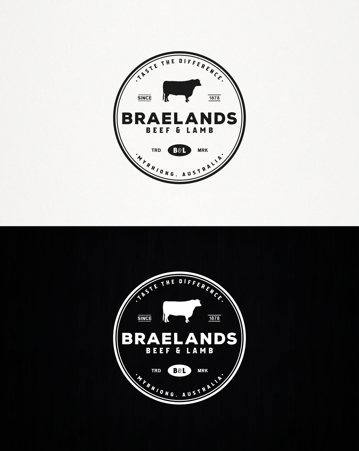 Logo Design by Ankit Bhattarai for Braelands Beef & lamb Pty Ltd | Design: #14589224
