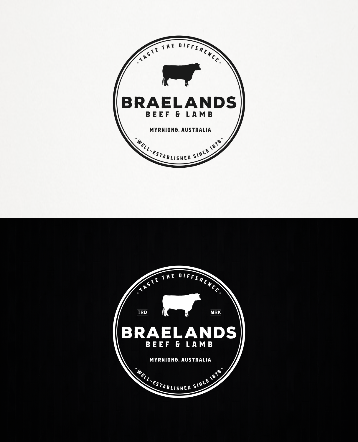 Logo Design by Ankit Bhattarai for Braelands Beef & lamb Pty Ltd | Design #14589266