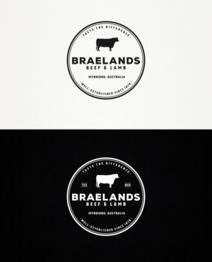 Logo Design by Ankit Bhattarai for Braelands Beef & lamb Pty Ltd | Design: #14589266