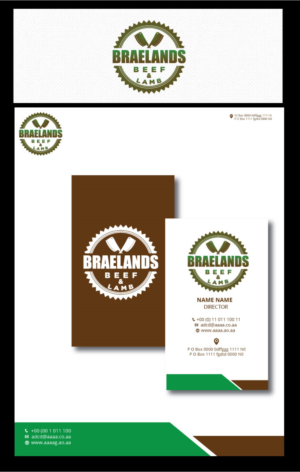 Logo Design by zebronicgraphic for Braelands Beef & lamb Pty Ltd | Design: #14581583