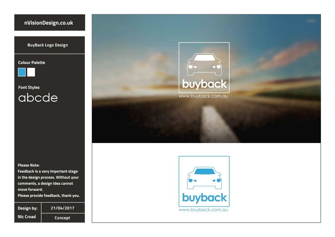 Logo Design by nvisiondesign.co.uk for Buyback Pty Ltd | Design #14529024