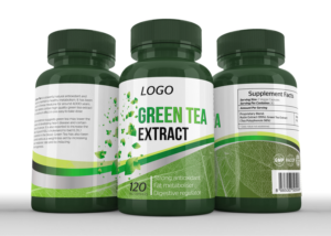 Label for Green Tea extract tablets  | Label Design by Shark1