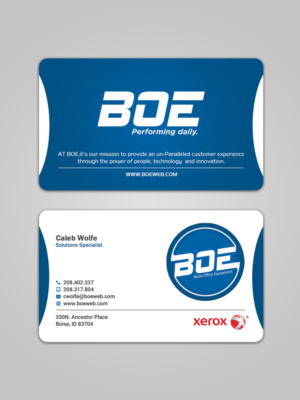 Office Technology Business Card Design for B2B sales people | Business Card Design by Sandaruwan