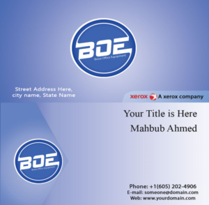 Business Card Design by Mahbub217