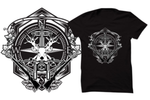 Want an epic Family crest/motorcycle patch design | Diseño de Camiseta por yuliART