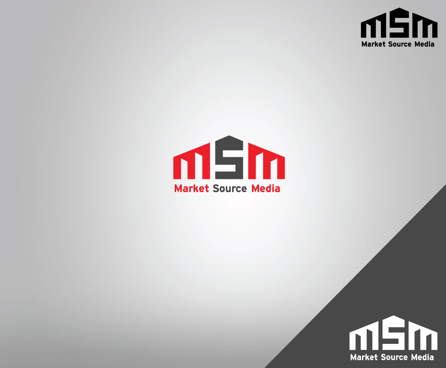 Logo Design by MAK45 for Market Source Media | Design #14588824