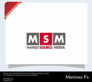 Logo Design by Mariono Fx for Market Source Media | Design: #14566215