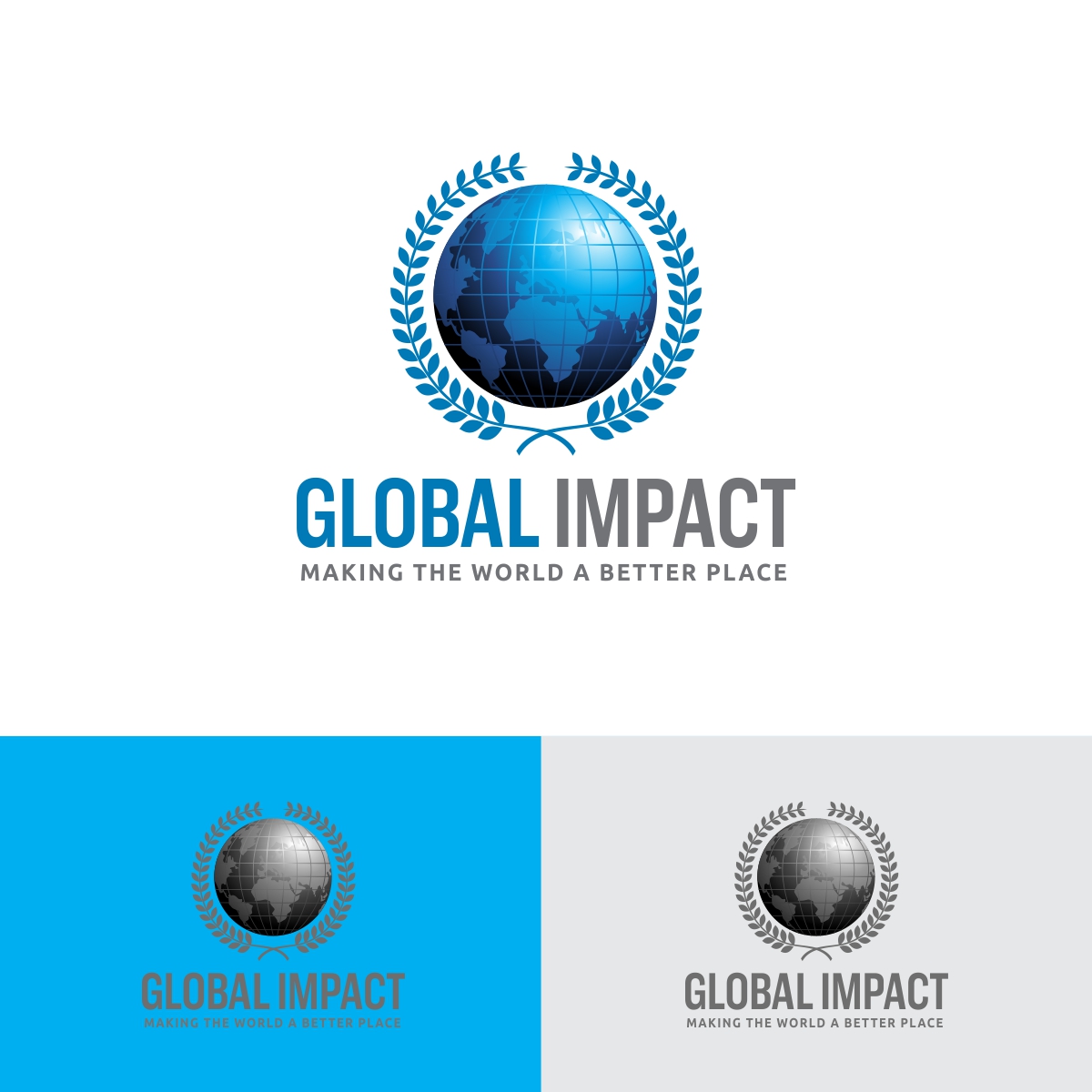 Diseño de Logo por e-graphics para Globalimpact | Diseño #14541488