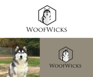 Logo Design by :: for WoofWicks | Design: #14546348